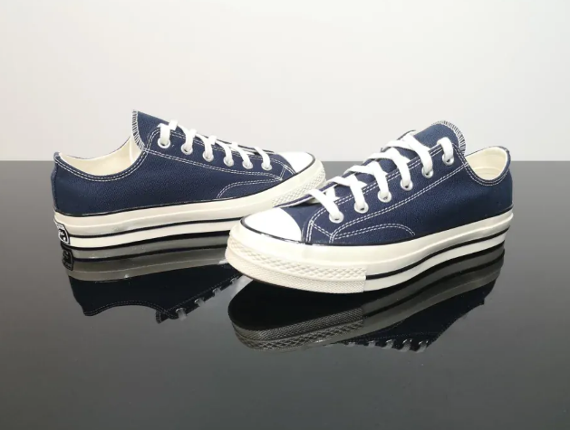 Classic navy blue converse
