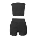 Summer Women's Casual Plush Two-Piece Set