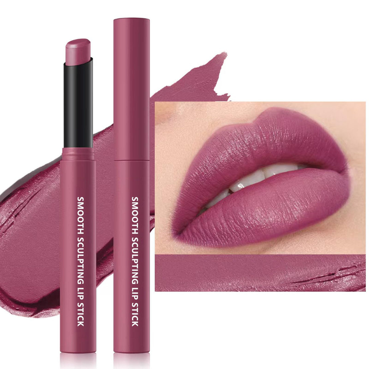 Purple Red Lipstick Matte